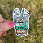 Iced Coffee Zodiac Sticker