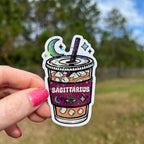 Iced Coffee Zodiac Sticker