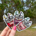 Iced Coffee Zodiac Sticker