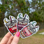 Iced Coffee Zodiac Sticker
