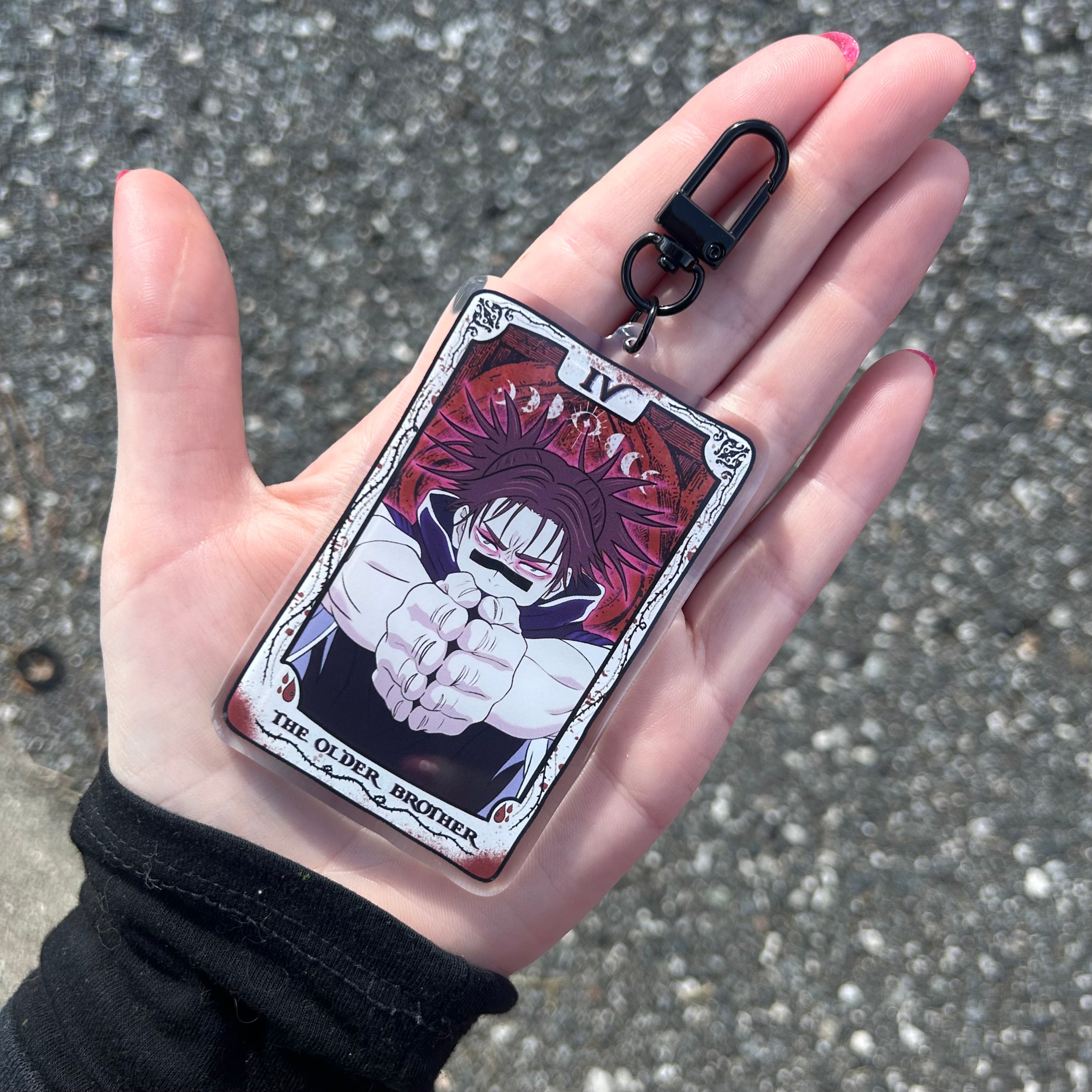 Older Brother Tarot Keychain