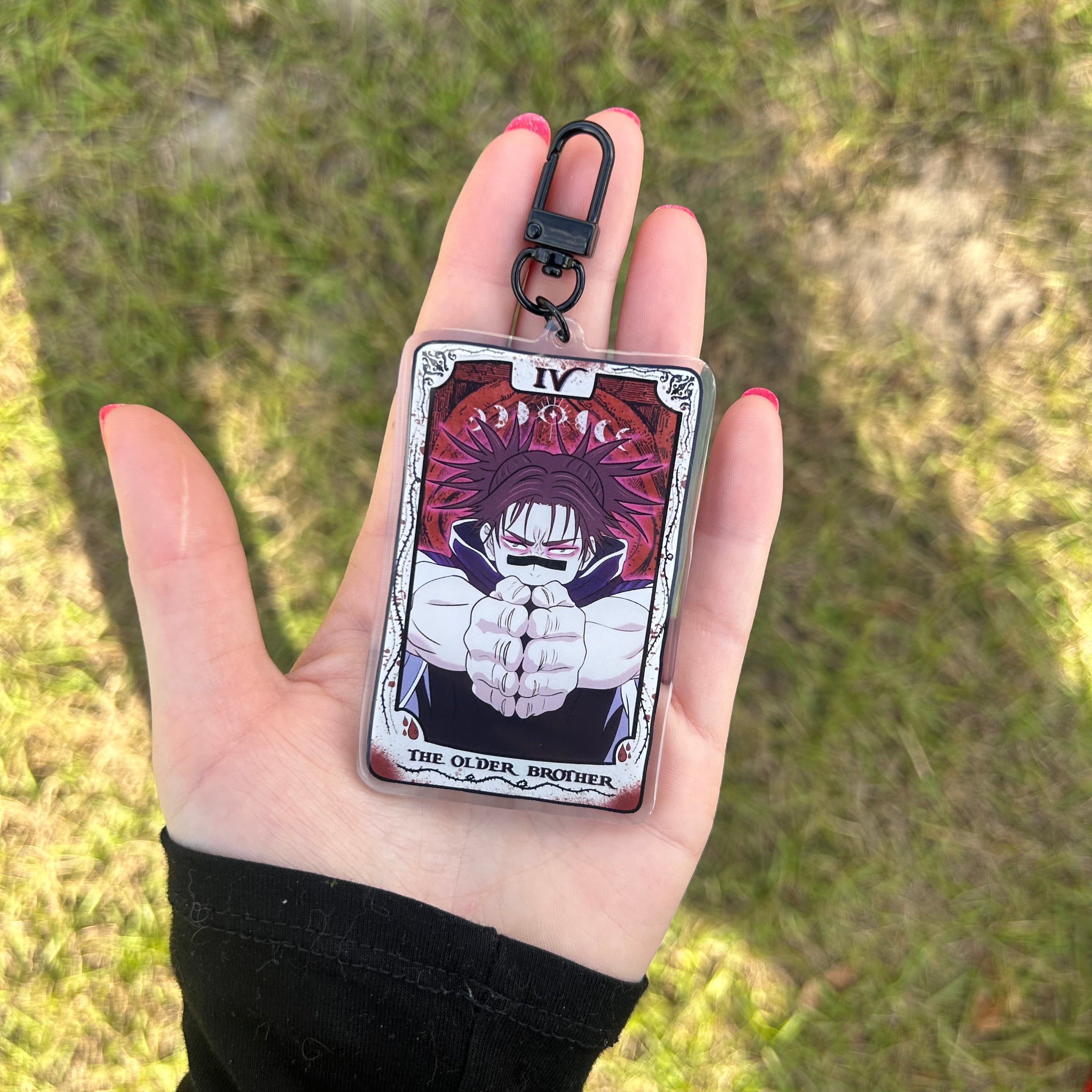 Older Brother Tarot Keychain