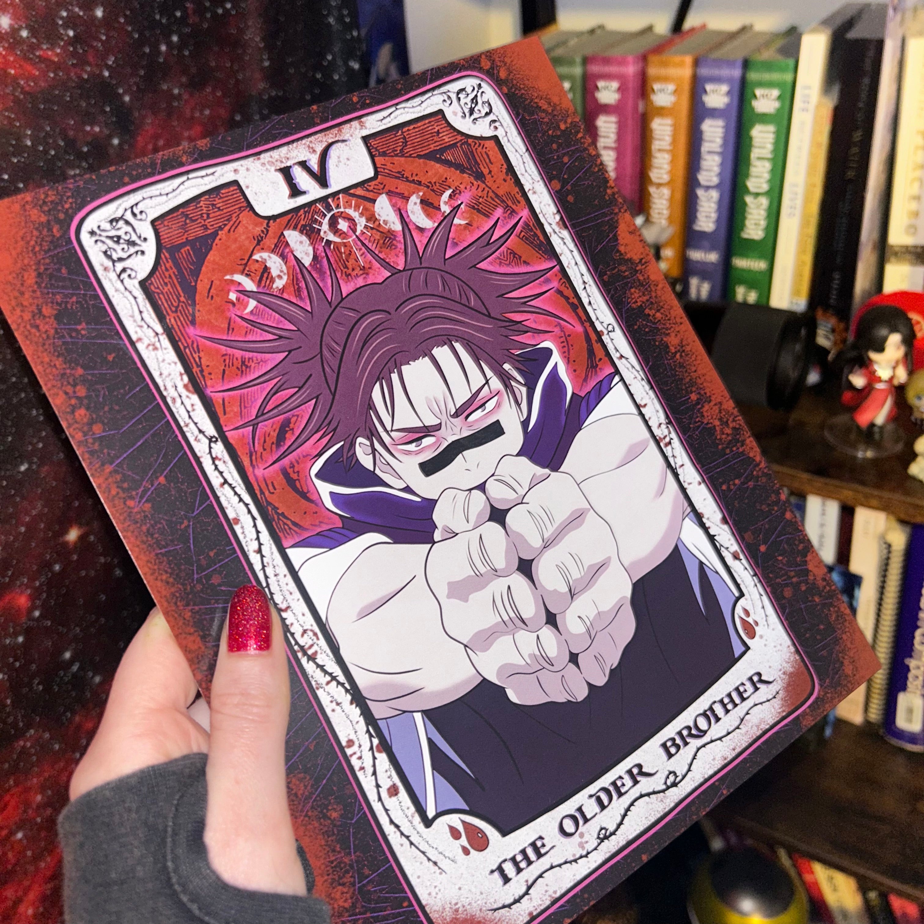 Older Brother Anime Tarot Art Print