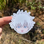 Chibi Honored One Anime Glitter Sticker