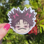 Chibi Older Brother Anime Glitter Sticker